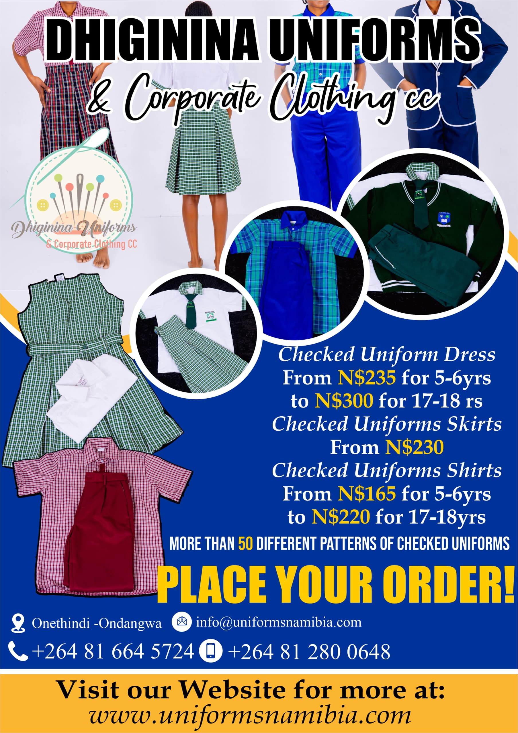 Checked uniforms